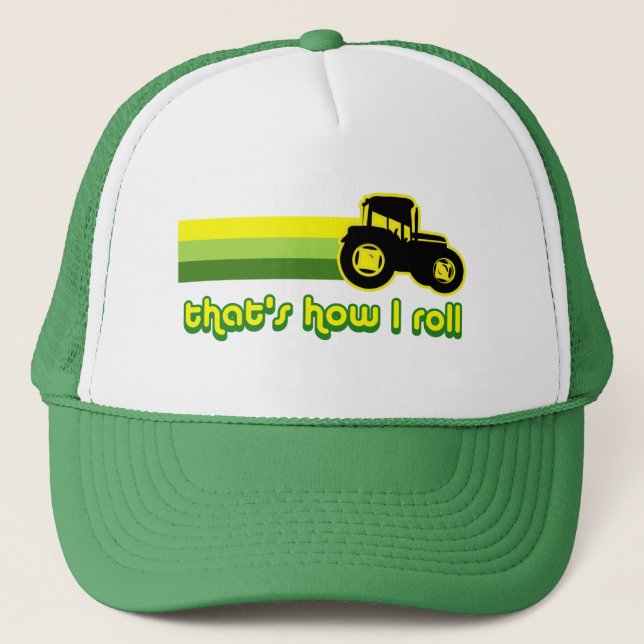 Gorra De Camionero Ése es cómo ruedo el tractor (Anverso)