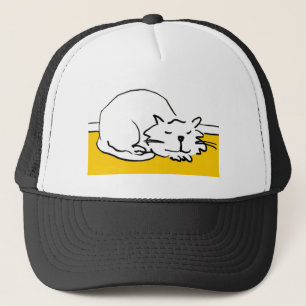 Gorra De Camionero Ese gato está durmiendo.