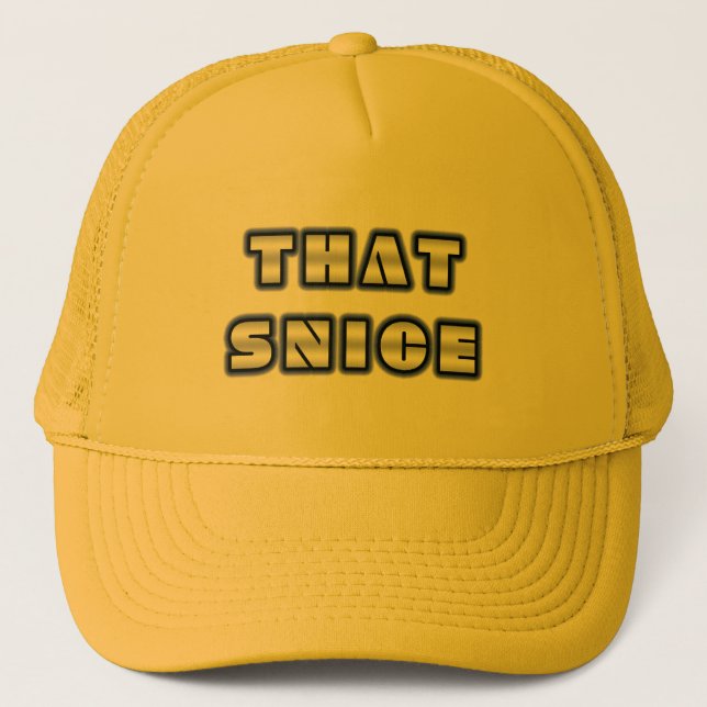 Gorra De Camionero Ese Snice Trucker Hat (Anverso)