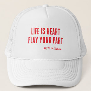 GORRA DE CAMIONERO ESLOGAN DEL CORAZÓN 