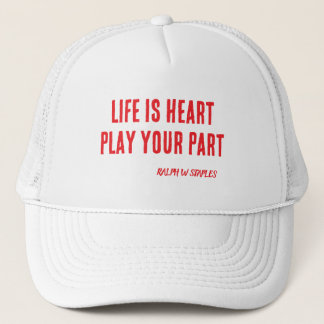 GORRA DE CAMIONERO ESLOGAN DEL CORAZÓN 