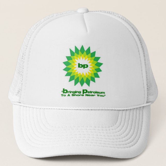 Gorra De Camionero eslogan del derrame de petróleo bp (Anverso)