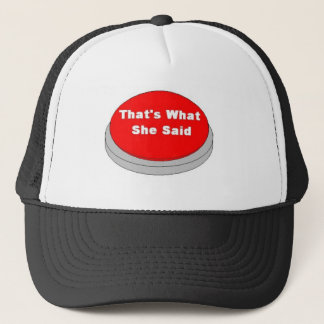 Gorra De Camionero eso es lo que ella dijo