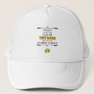 Gorra De Camionero Eso es lo que hago - voy a bares Tiki