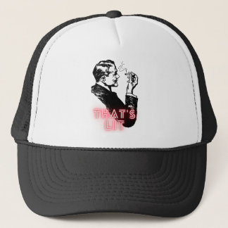 Gorra De Camionero Eso está iluminado - Fumador Vintage - Gracioso