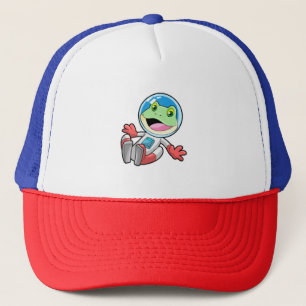 Gorra De Camionero Espacio de vestuario de astronauta de rana
