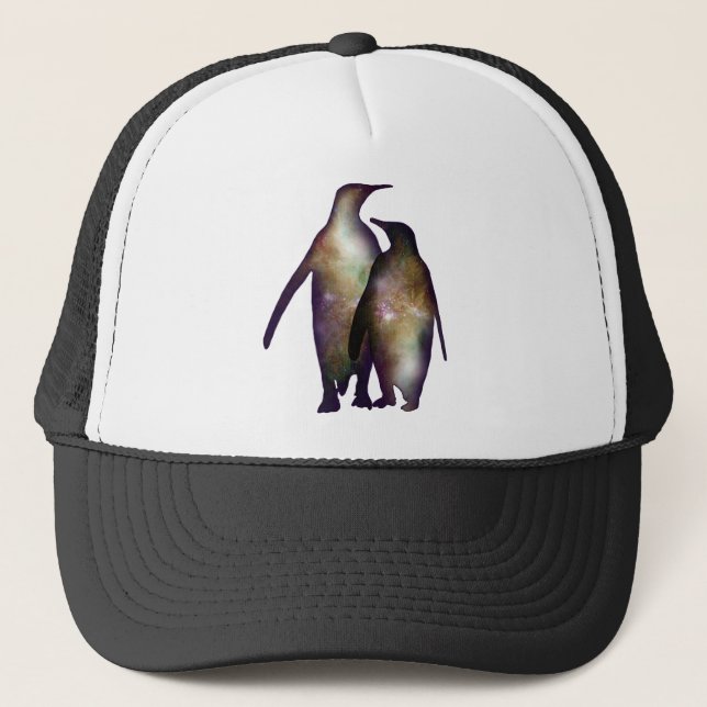 Gorra De Camionero Espacio del pingüino (Anverso)
