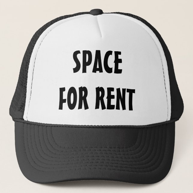 GORRA DE CAMIONERO ESPACIO PARA EL ALQUILER (Anverso)