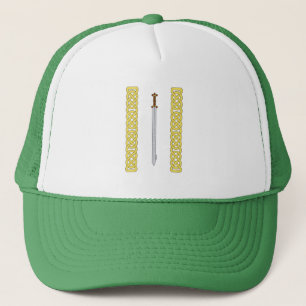 Gorra De Camionero Espada celta y arrojo antiguos