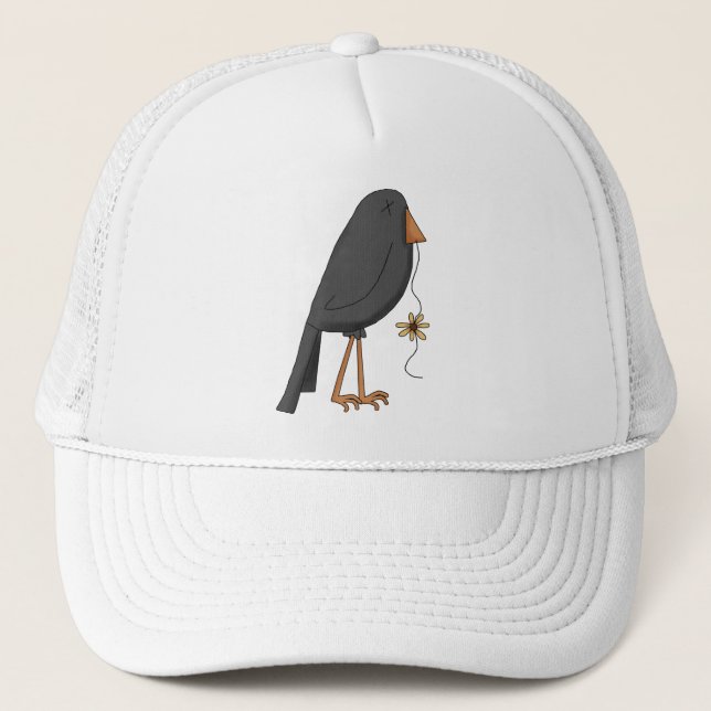 Gorra De Camionero Espantapájaros del otoño · Cuervo (Anverso)