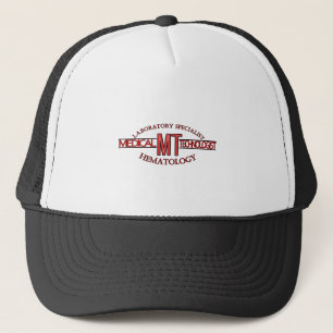 GORRA DE CAMIONERO ESPECIALISTA LAB MT HEMATOLOGÍA MÉDICA TECNOLOGIST