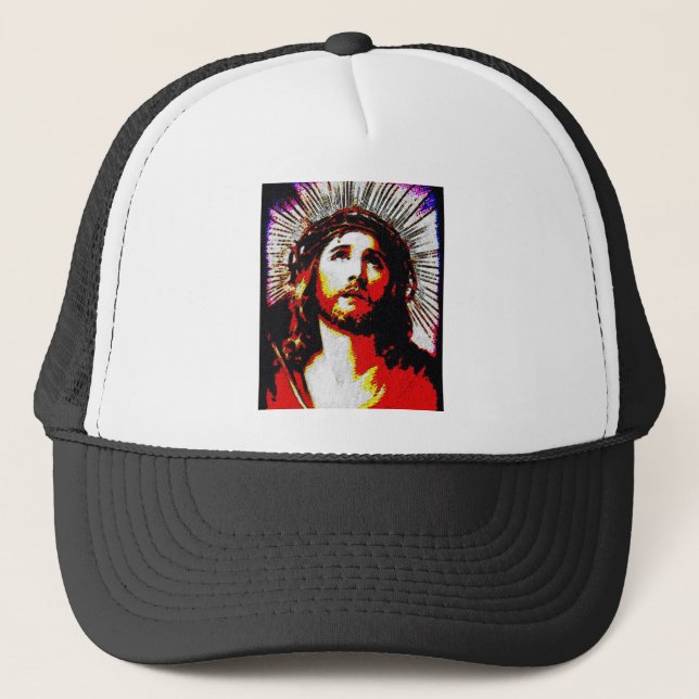 Gorra De Camionero especie de pop jesús (Anverso)