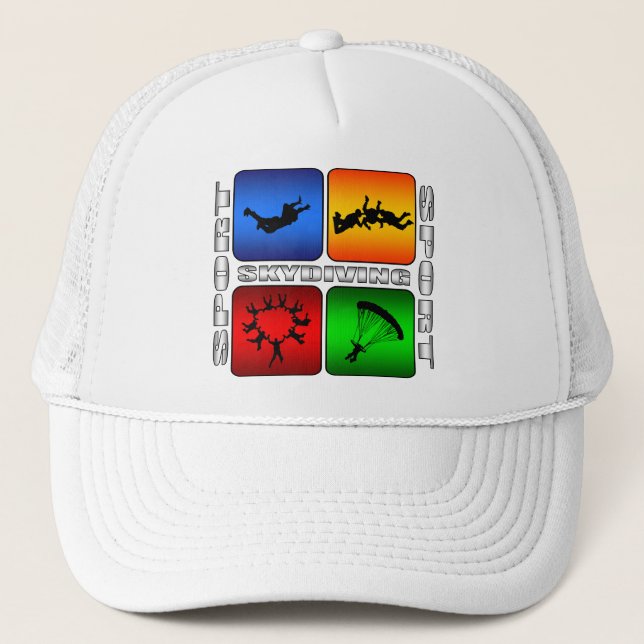 Gorra De Camionero Espectacular Skydiving (Anverso)