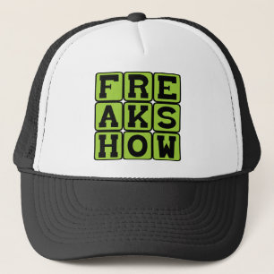 Gorra De Camionero Espectáculo de Fenómenos, Atracción de Carnaval