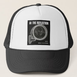 Gorra De Camionero Espejo de IA Oscura Tecnología Distopía Basura Den