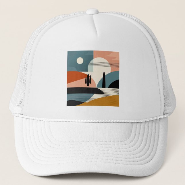 Gorra De Camionero Espejo del desierto (Anverso)