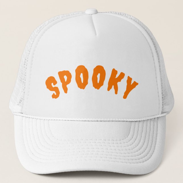 Gorra De Camionero Espeluznante Bruja Halloween (Anverso)