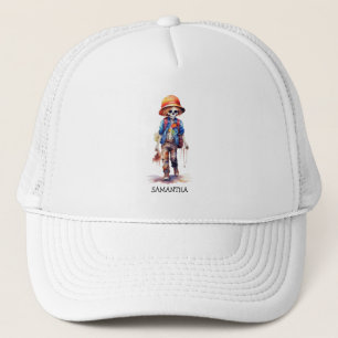 Gorra De Camionero Espeluznante Pero Cute Niño Zombie - Adorable Maca