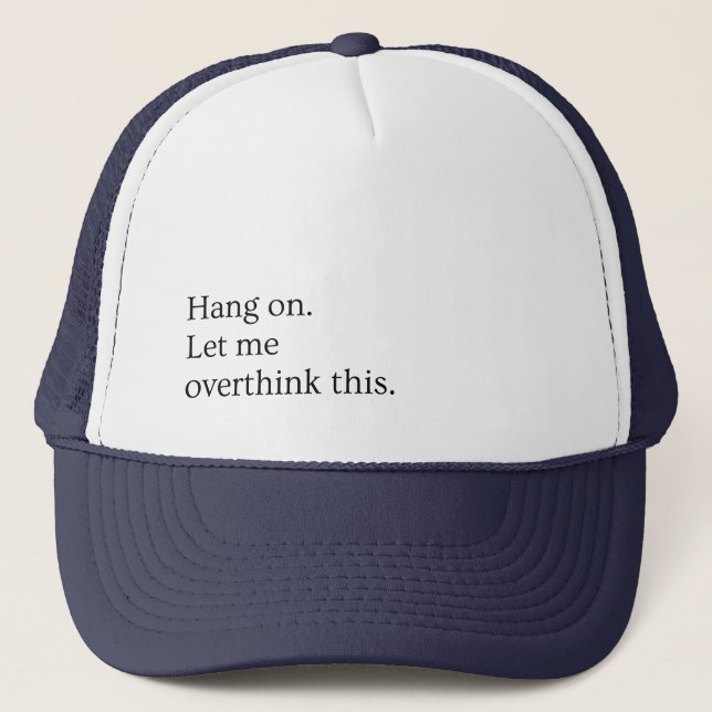 Gorra De Camionero Espera. Dejadme que me exceda. (Anverso)