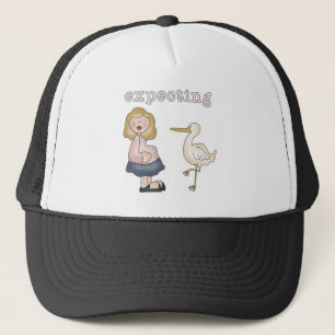 Gorra De Camionero Esperando bebé - Camisetas de cigüeña y regalos