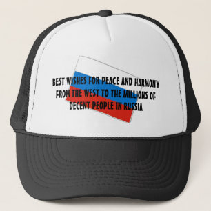 Gorra De Camionero Esperanza De Paz Y Estabilidad En Rusia