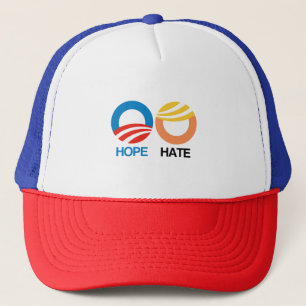 Gorra De Camionero ESPERANZA (Obama) contra el ODIO (triunfo)