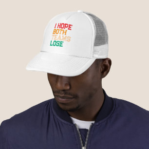 Gorra De Camionero Espero que ambos equipos pierdan - Fútbol american