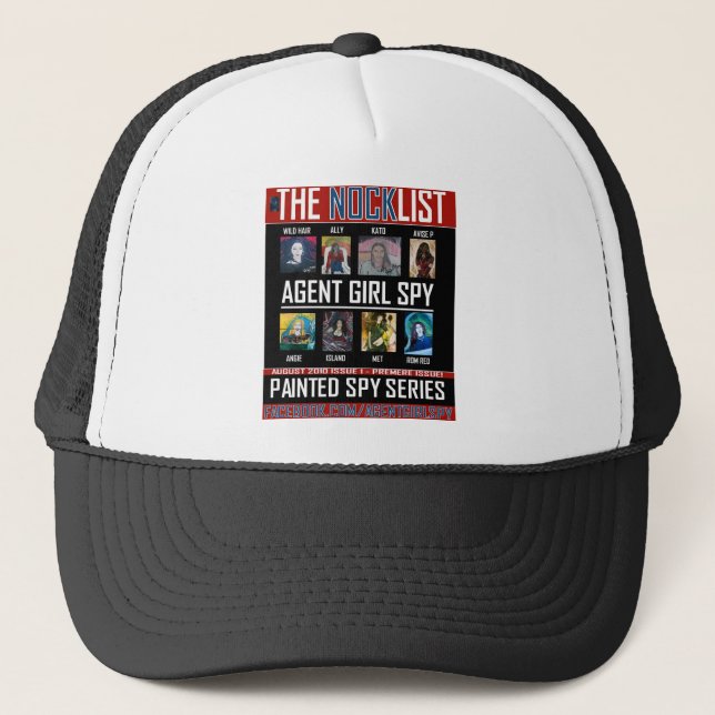 GORRA DE CAMIONERO ESPÍA DE CHICA AGENTE (Anverso)