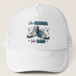 Gorra De Camionero Espinadores azules como padre, como hijo