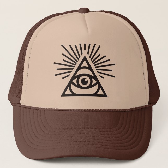 Gorra De Camionero Espío con mi tercer ojo (Anverso)