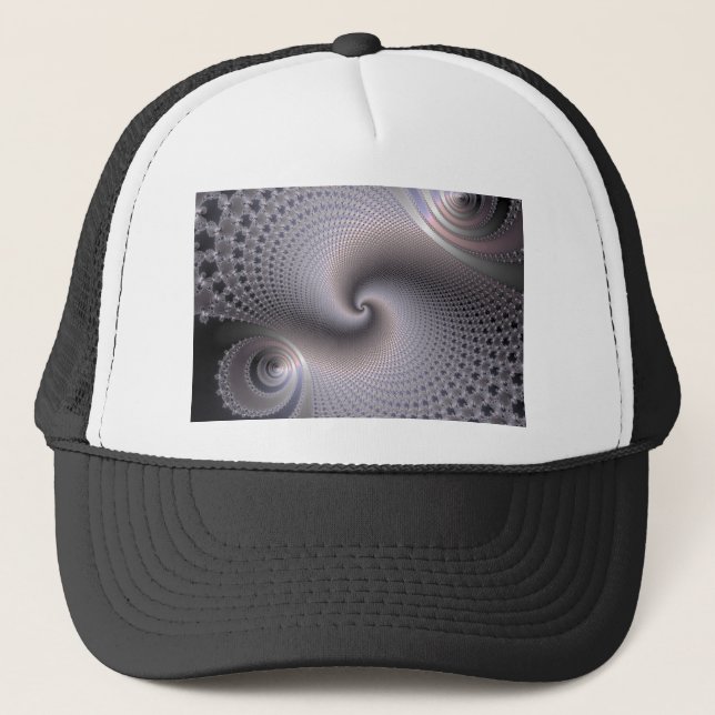 Gorra De Camionero Espirales interminables - Arte Fractal (Anverso)