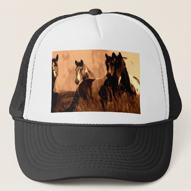 Gorra De Camionero Espíritu de caballo (Anverso)