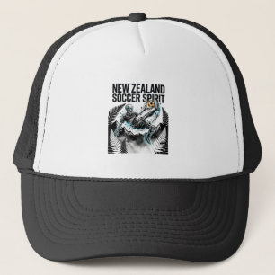 Gorra De Camionero Espíritu Fútbol Nueva Zelanda Esqueleto Delantero