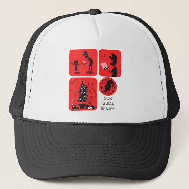Gorra De Camionero Espíritu navidad (Anverso)