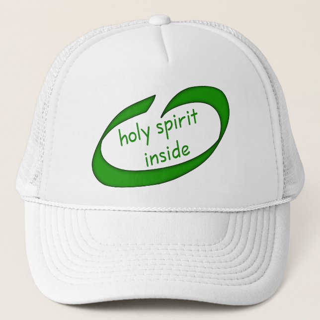 Gorra De Camionero Espíritu Santo dentro del cristiano (Anverso)