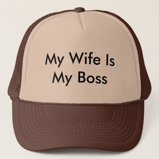 Gorra De Camionero Esposa de Boss (Anverso)
