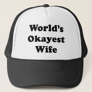 Gorra De Camionero Esposa de Okayest de los mundos