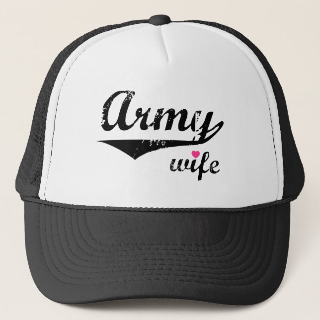 Gorra De Camionero Esposa del ejército (Anverso)