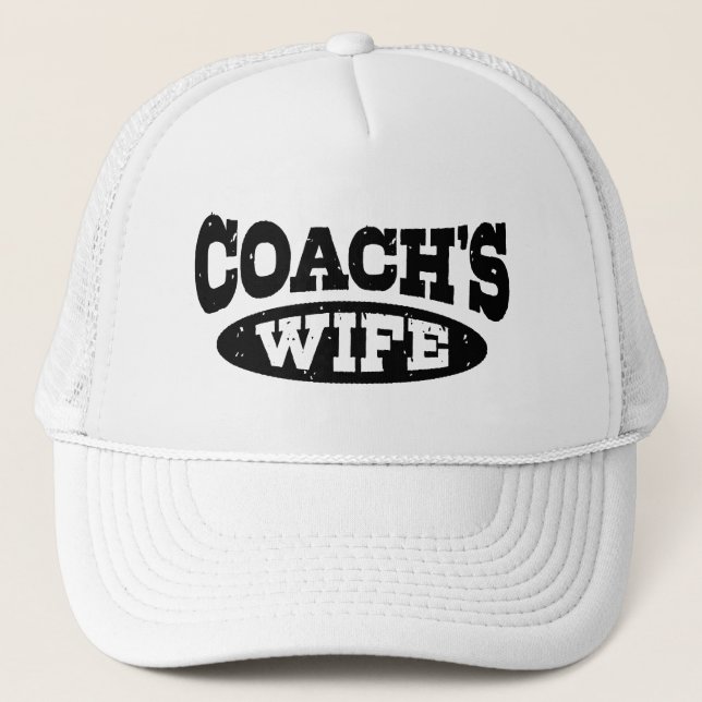 Gorra De Camionero Esposa del entrenador (Anverso)