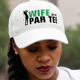 Gorra De Camionero Esposa del Par Tee Verde y Blanca Novia