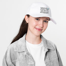 Gorra De Camionero Esposa Mamá Enfermera Estetoscopio Corazón RN