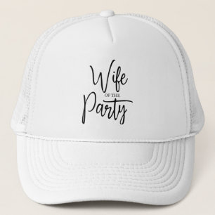 Gorra De Camionero Esposa moderna de la Fiesta Bachelorette Bride