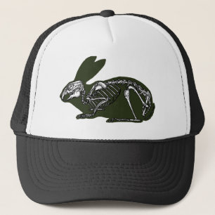 Gorra De Camionero esqueleto de conejo