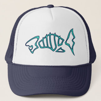 Gorra De Camionero Esqueleto de los pescados