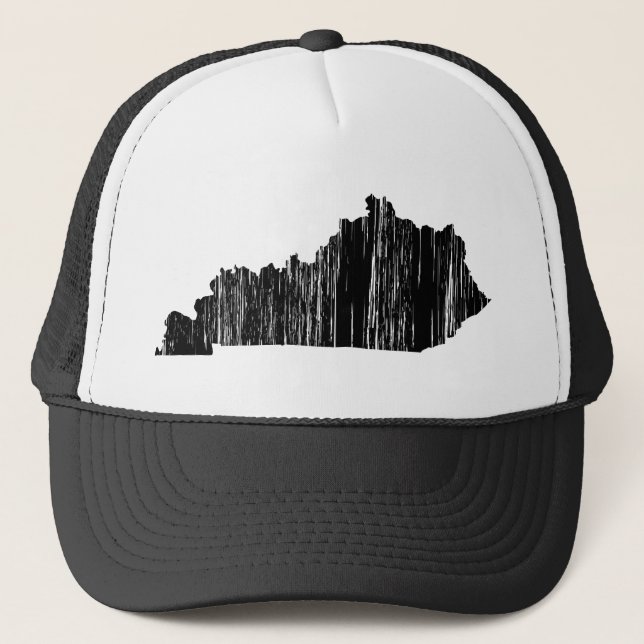Gorra De Camionero Esquema apenado del estado de Kentucky (Anverso)