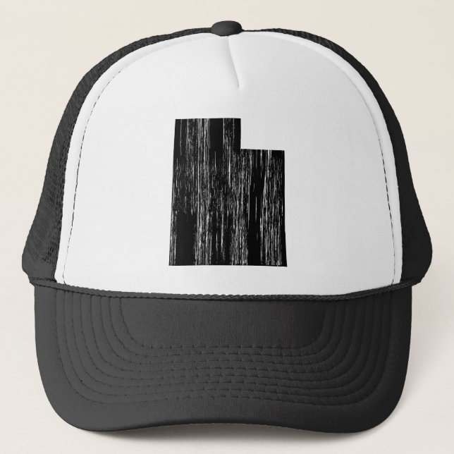 Gorra De Camionero Esquema apenado del estado de Utah (Anverso)