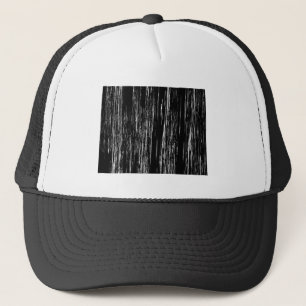 Gorra De Camionero Esquema apenado del estado de Wyoming