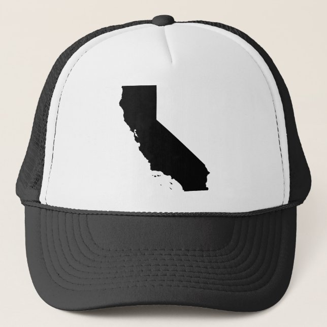 Gorra De Camionero Esquema del estado de California (Anverso)