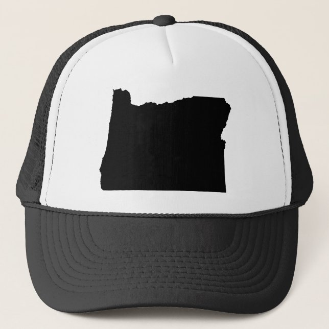 Gorra De Camionero Esquema del estado de Oregon (Anverso)