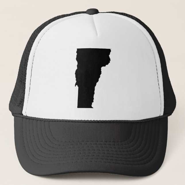 Gorra De Camionero Esquema del estado de Vermont (Anverso)